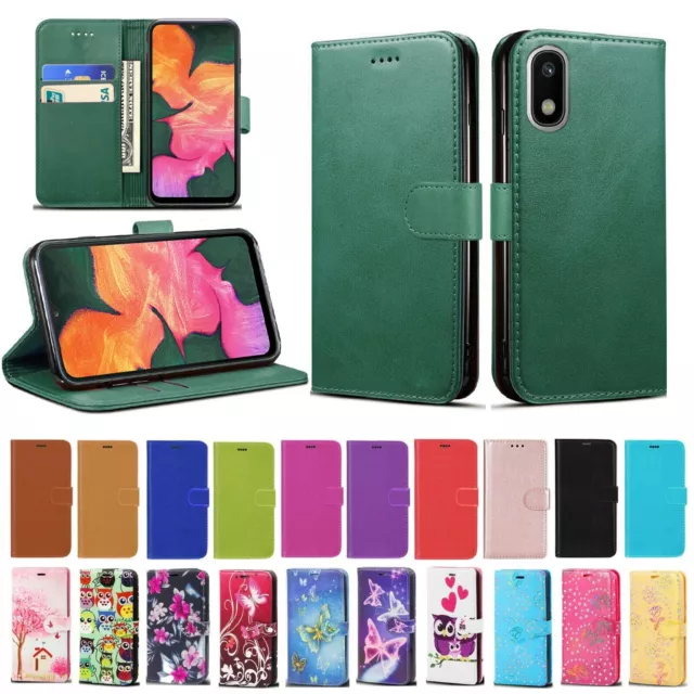 For Samsung A10 A24 A40 A50 A20e A70 Phone Case Leather Flip Wallet Book Cover