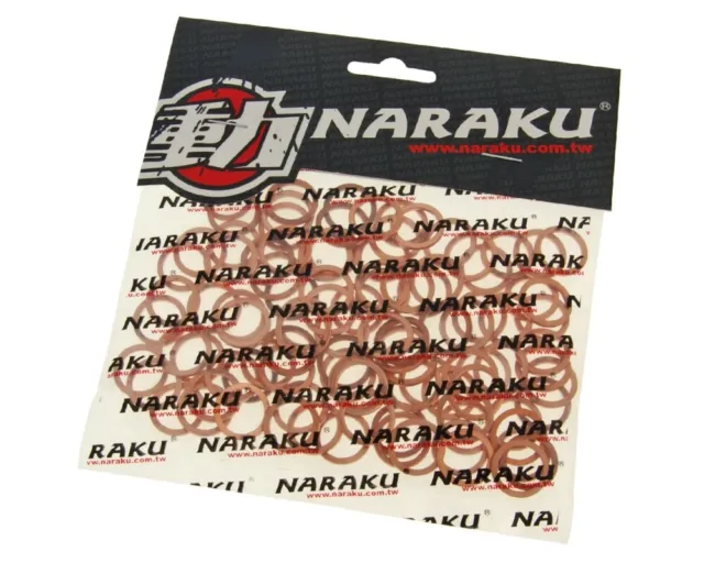 Joints cuivre Naraku 12x16x1,5mm 100 pièces