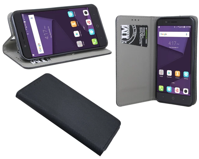 ZTE BLADE V8 MINI // Tasche Hülle Schutz Cover Case Etui Zubehör Schwarz