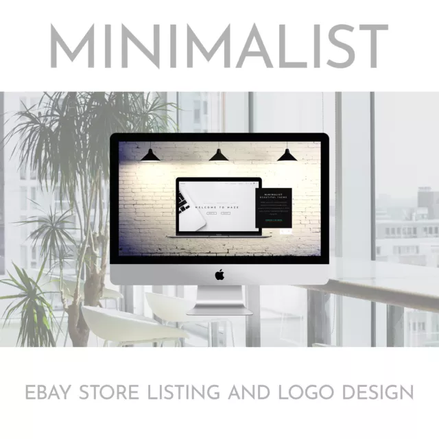 Responsive Minimal Store & Listing Template banner Free Logo and Banner Design