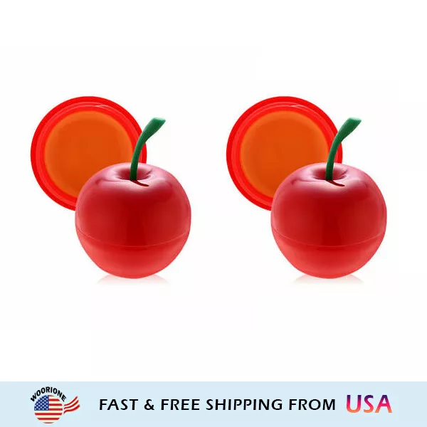 [TONY MOLY] Mini Berry Lip Balm SPF15 PA+ #Cherry 7g 2Pcs - US SELLER