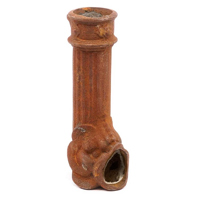 Gargouille Bec De Fontaine En Fer Style Antique - Décoration Jardin 32cm - Finition Vieillie à Patine Rouillée
