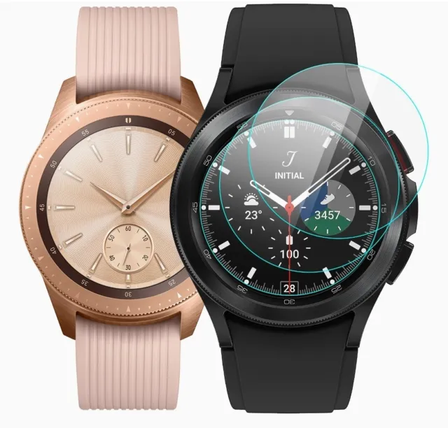 Confezione da 3 proteggi schermo vetro temperato Samsung Galaxy Watch 41 e 42 mm