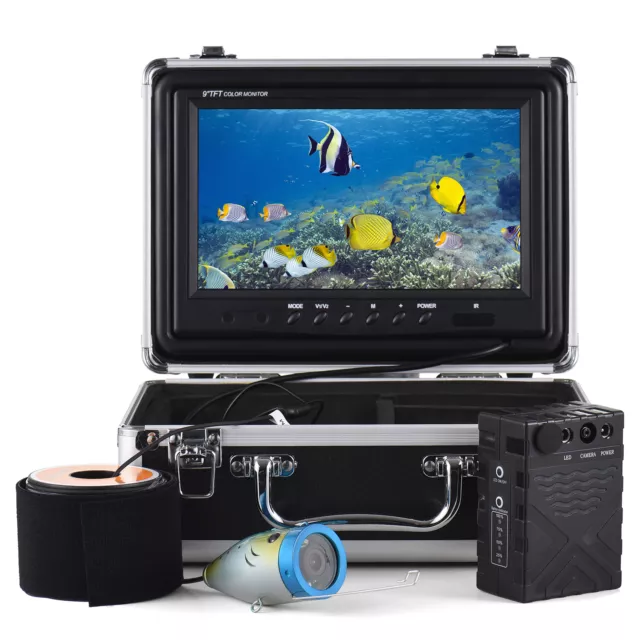 1200TVL Underwater Fishing  Fish Finder with 12  LEDs 7Inch/9Inch I5K0