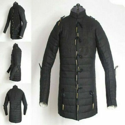 Armour Medievale Gambeson Spesso Imbottito Cappotto Aketon Taglia L Gilet Giacca Armor 