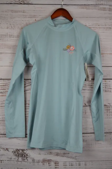 Rip Curl Long Sleeve Rashguard Aloha Hawaii Womens XL (16) SPF 50 NWT $49 Swim