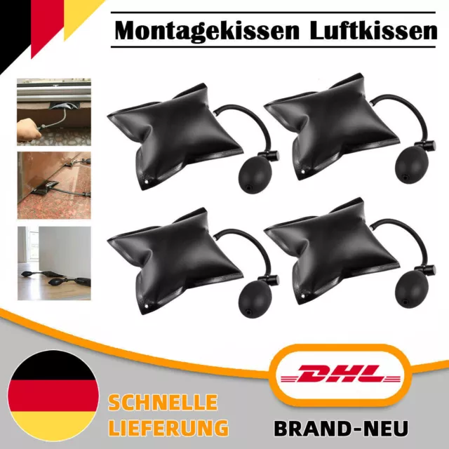 4 Stück Montagekissen Luftkissen Luftkissenheber Air Wedge Pump Fenstermontage