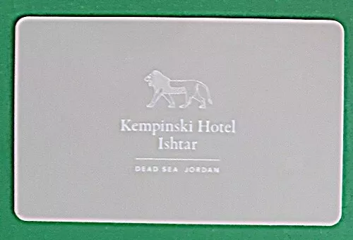 JORDAN Kempinski Hotel Ishtar Dead Sea Amman room key card 2