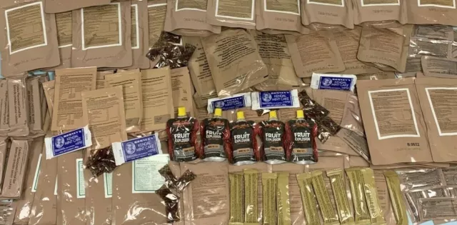 British Army MOD Ration Pack Meals Camping MRE Food Survival Scouts DofE UK