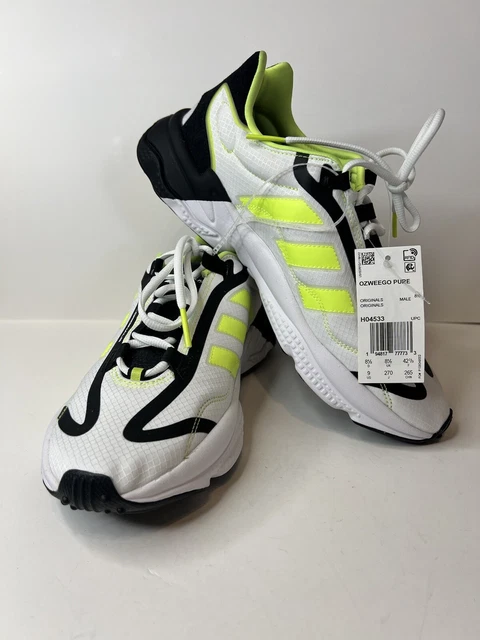 adidas Ozweego Black White Solar Yellow