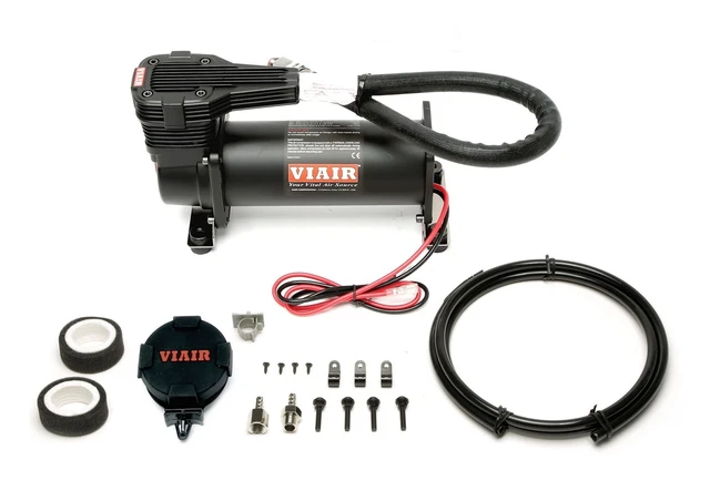 Compresseur D'air Portable VIAIR 485c Stealth - Double Pack, 200 PSI Max, Sans Huile, 12V Pour Voiture