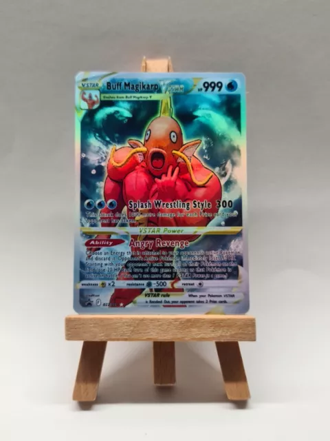 Buff Magikarp Karpador in Holo - HANDMADE -  Pokemon Custom Karte