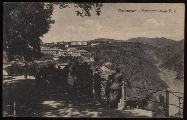 cartolina CATANZARO panorama dalla villa