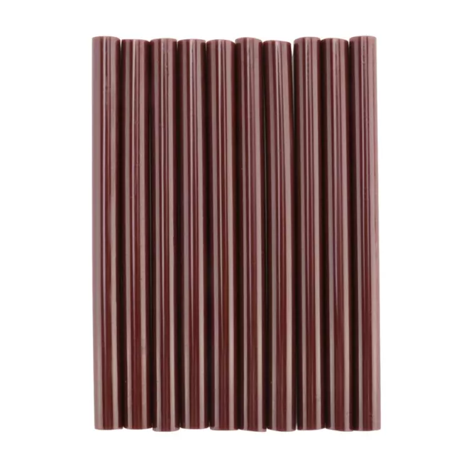 10pcs 100mm x 7mm Adhesive Hot Melt Glue Sticks For Hot Melt Glue  Brown L6U8