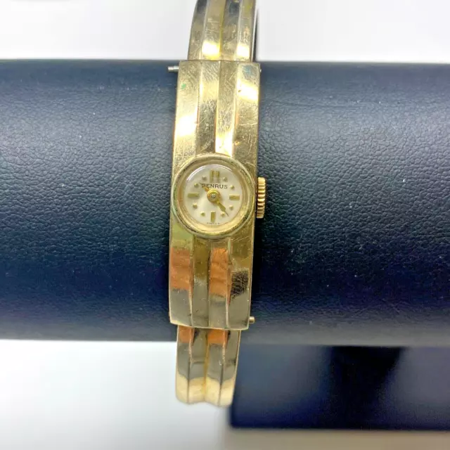 Orologio da polso Benrus 10K Laminato Oro Placcato Oro Bracciale Al Quarzo Analogico