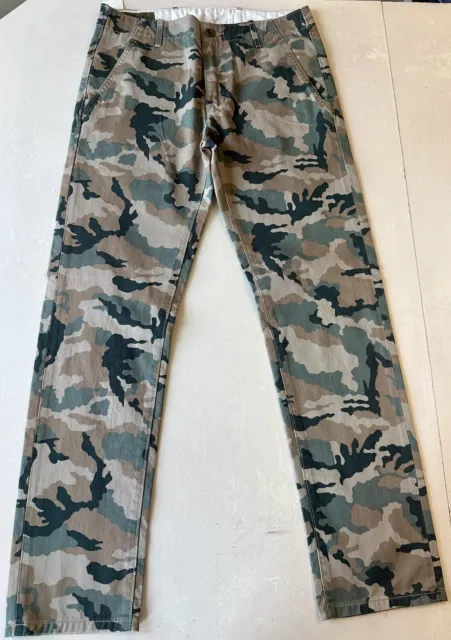 Levis Camo Camouflage Slim Straight Chino Pants 30x30 NEW WITH TAGS!