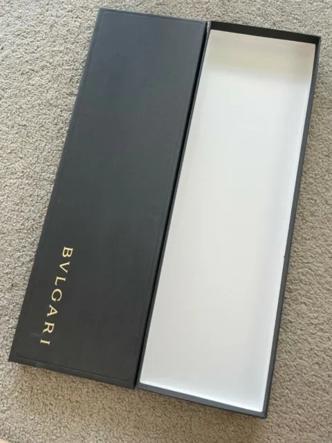 Authentic New Bulgari Bvlgari Gift Box Paper Box Empty Luxury Packaging