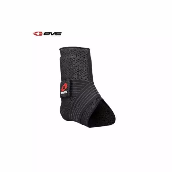 EVS Adults AB07 Large Motocross MX Enduro Bike Ankle Support Brace - Black