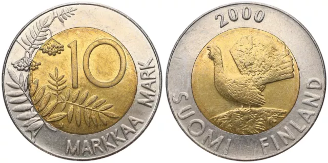 Finnland - Finland - 10 Markkaa Mark 1993-2001 - Suomi - verschiedene Jahrgänge