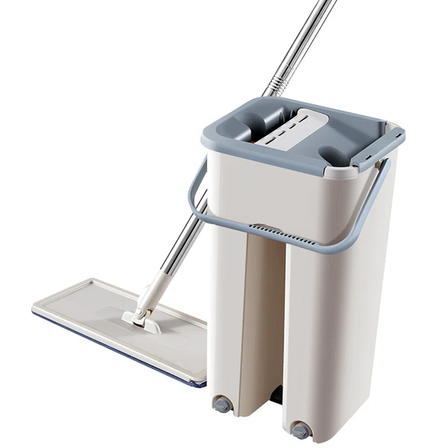 Trapeadora para suelos laminados limpiador de suelos fregona no lavable fregona caqui