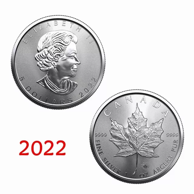 Maple Leaf 2022 Queen Motiv  Kanada   Silber 1 oz 999.9 Silber AG
