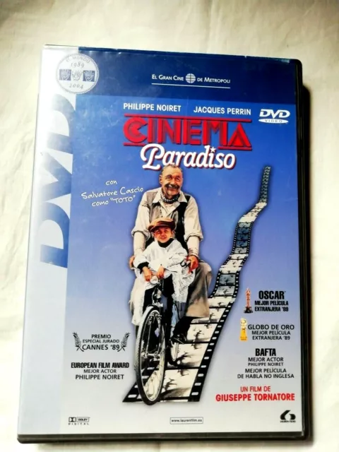 Cinema Paradiso DVD 1Oscar 1989 Philippe Noiret Jacques Perrin Francia-Italia