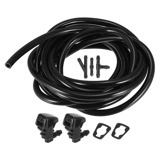 Lave Glace Voiture Hiver Buses D'essuie-glace De Lave-glace, Voiture 2 X Pare-brise Avant Buses D' Essuie-glace De Lave-glace Automatique Kit De Jets De Buse De Pulvérisation De Lave-glace Buse Remplacement Facile Cuivre