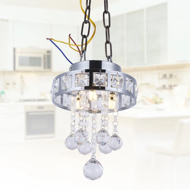 Moderner Kristall-Kronleuchter-LED-Deckenleuchte-Lampe Anhänger Beleuchtung für