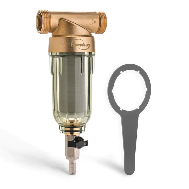 Filtro de agua de sedimentos giratorios reutilizable WSP-50 20 GPM 1 pulgada MNPT 3/4 pulgadas FNPT