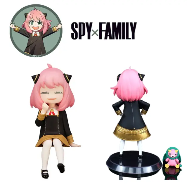 SPY X FAMILY Anya Figure With Changeable Head And Standing/sitting