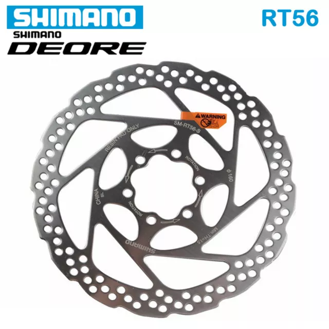 1/2 Pcs Shimano Deore SM RT56 RT26 Disc Brake Rotors 160MM 180MM 6 Bolts MTB