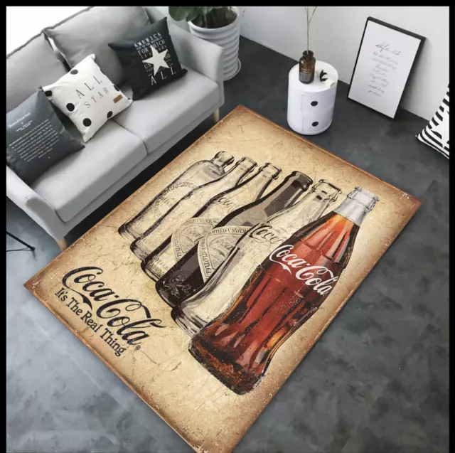 Coca Cola Rug,Coke Rug,Bottle Rug,Retro Rug,Area Rug,Custom Rug,Coca Cola Carpet