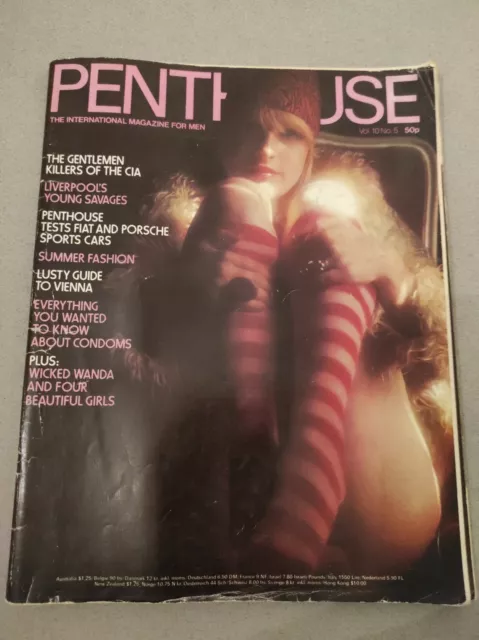 Magazine Penthouse Vol10 n°5 1975 Attention manque poster