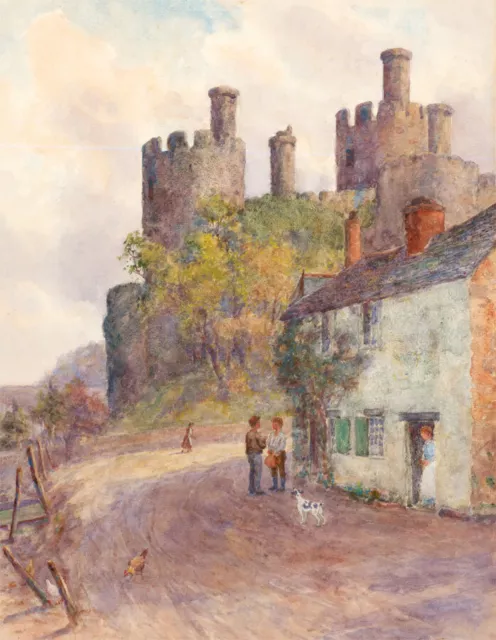 Josiah Clinton Jones (1848-1936) - Late 19th Century Watercolour, Conwy Castle