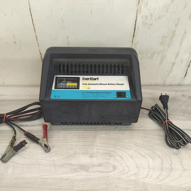EVERSTART BOATING/RV 10 Amp Fast Charge Battery Charger WM51APE 12v