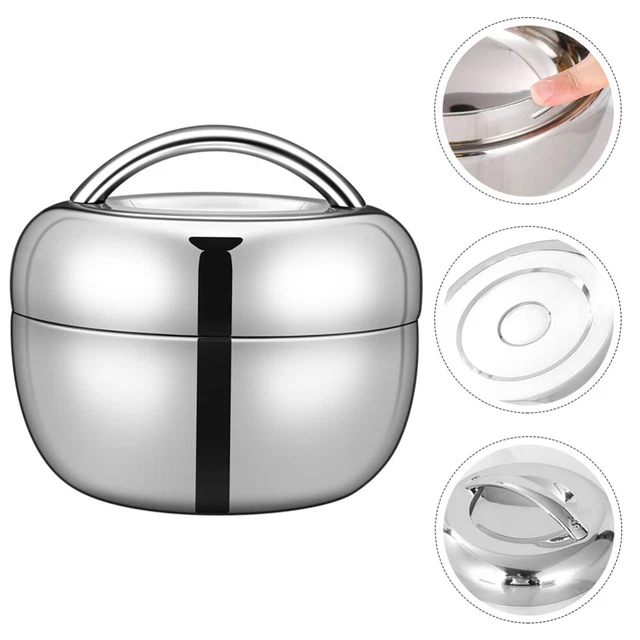 Sopa aislada de almuerzo vidrio térmico acero inoxidable Bento para viajes de oficina escolar