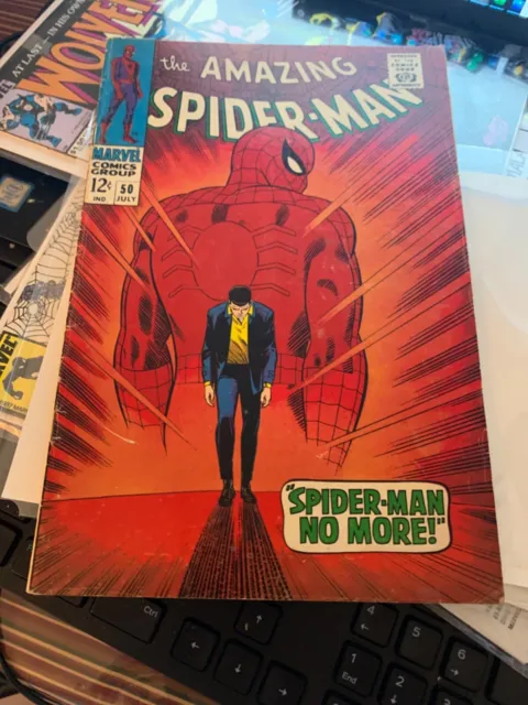 Amazing Spider-Man #50 Marvel 1967 CLASSIC COVER ! 1st appearance Kingpin !