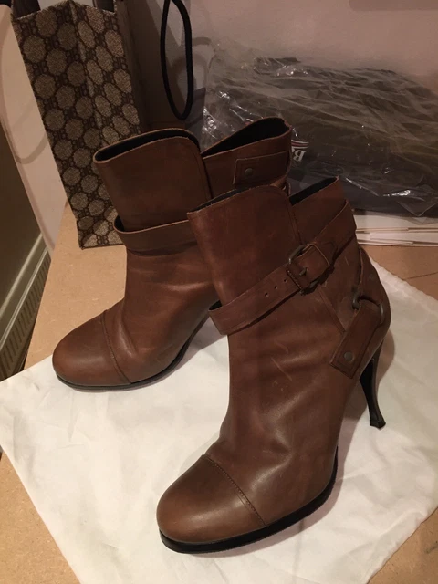 Bottines boots cuir Balenciaga T40/41 Comme neuves