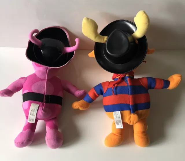 Backyardigans Singing Pirate Uniqua & Talking Cowboy Tyrone Plush Fisher Price 2