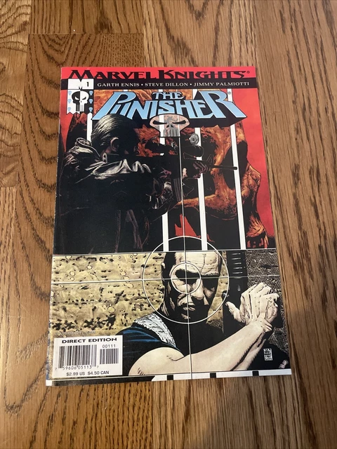 The PUNISHER #1 (2001 Marvel Knights) Garth Ennis Tim Bradstreet VF