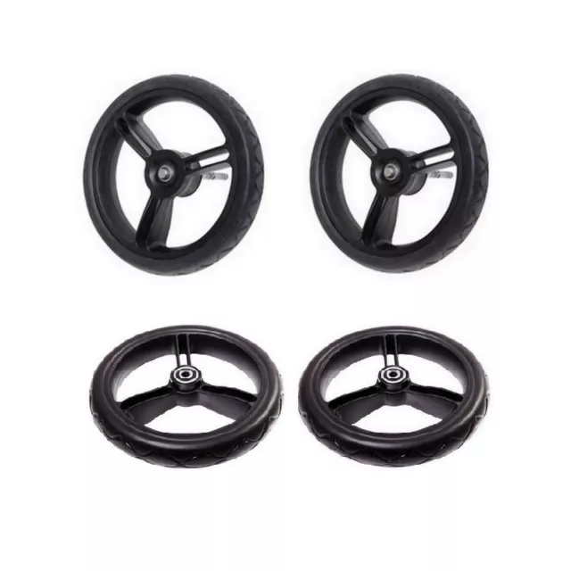 4 Roues Aerotech pour Poussette  Mountain Buggy Duet  V3 ( Roues Increvables )