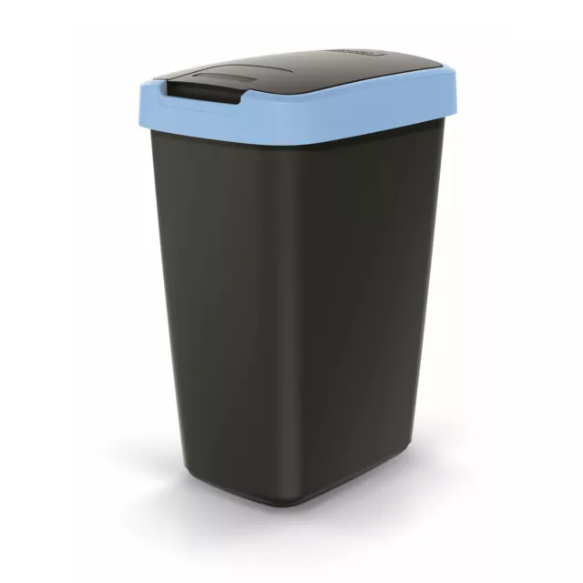 Abfalleimer Abfallbehälter Abfallsammler Mülleimer Mülltrennung 12l Hellblau