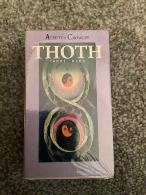aleister crowleys thoth tarot deck,new,superb,best tarot cards
