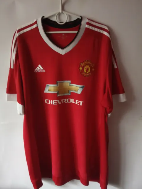 2015-16 Manchester United Home Shirt Jersey Trikot XXL 2XL