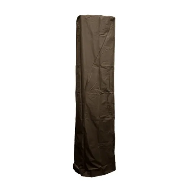 AZ Patio Heaters Square Glass Tube Patio Heater Cover in Mocha