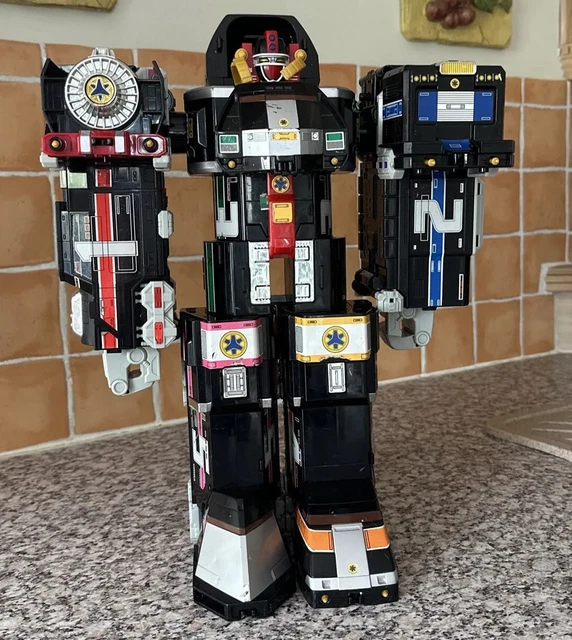POWER RANGERS LIGHTSPEED Rescue Deluxe Super Train Megazord Bandai 2000