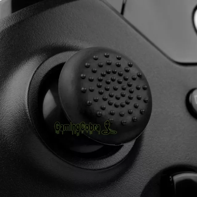 10 x casquette poignée en caoutchouc silicone noir joystick pour manette Xbox One 3