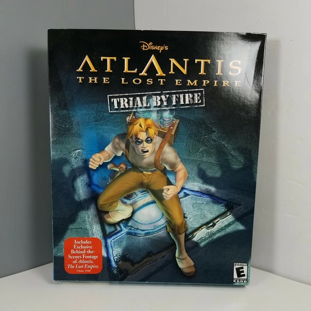 DISNEY'S ATLANTIS: THE Lost Empire - Trial by Fire (PC, 2001) Big Box ...