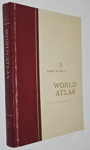 Rand McNally World Atlas Imperial Edition 1970