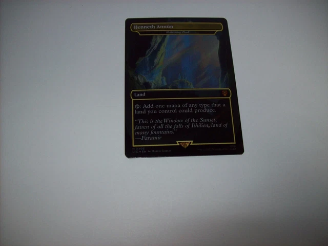 【指輪物語】Henneth Annun /反射池【サージ foil】 Henneth Annun - Reflecting Pool - Commander: The Lord of the